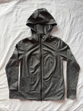 Duluth Trading Co. Women's Gray Zip-Up Hoodie Jacket